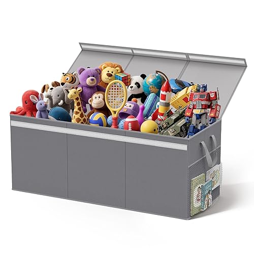 Lewondr Extra Large Toy Chest Storage Bin with Lids, 40"*16"*16"