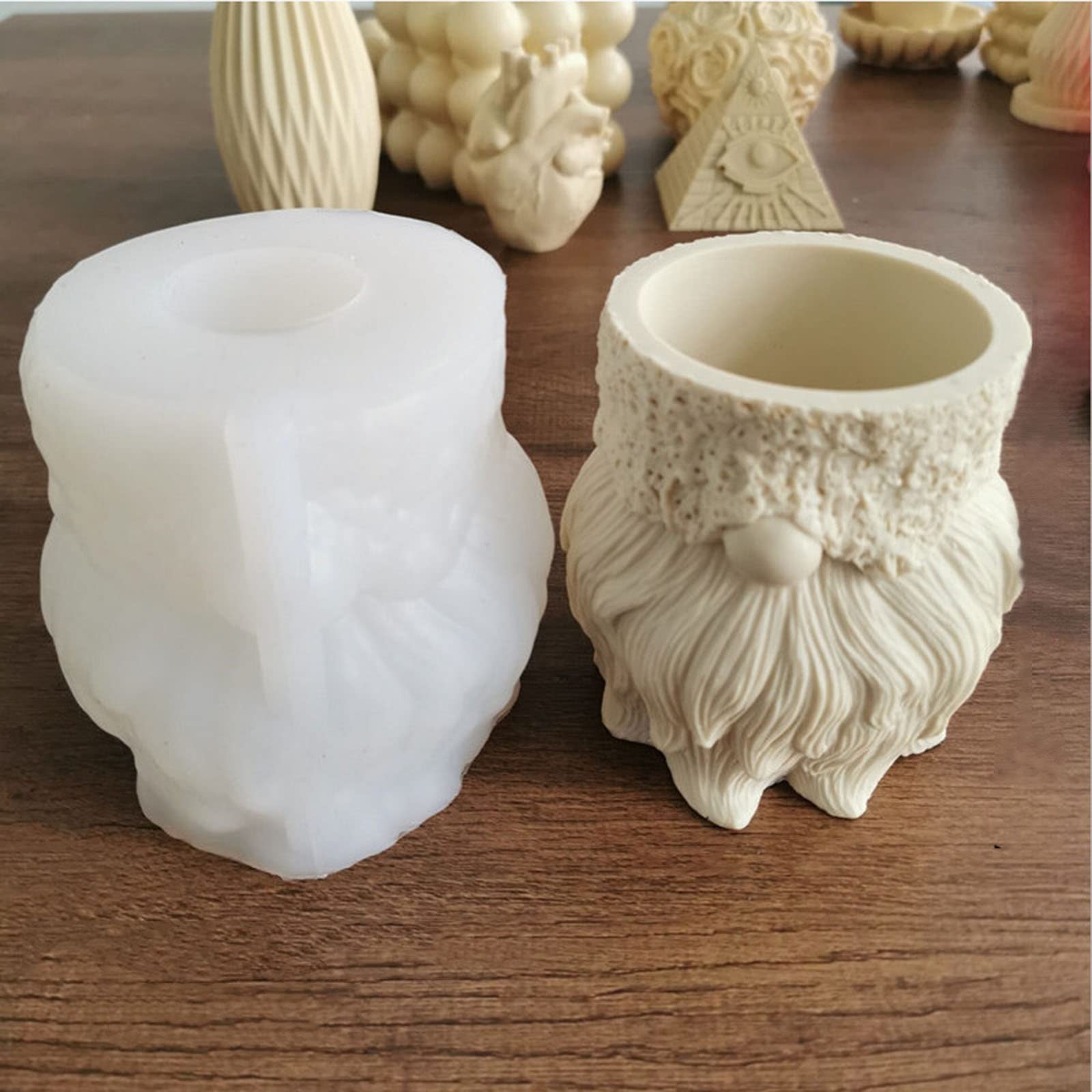 Stampo in silicone per vaso fiori, fusione resina