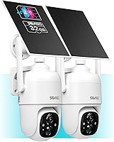 Vista 1 de SOVMIKU 2C1 cámara de seguridad celular 4G LTE inalámbrica para exteriores, $14.9/mes por datos ilimitados, fácil de configurar, IP65 impermeable