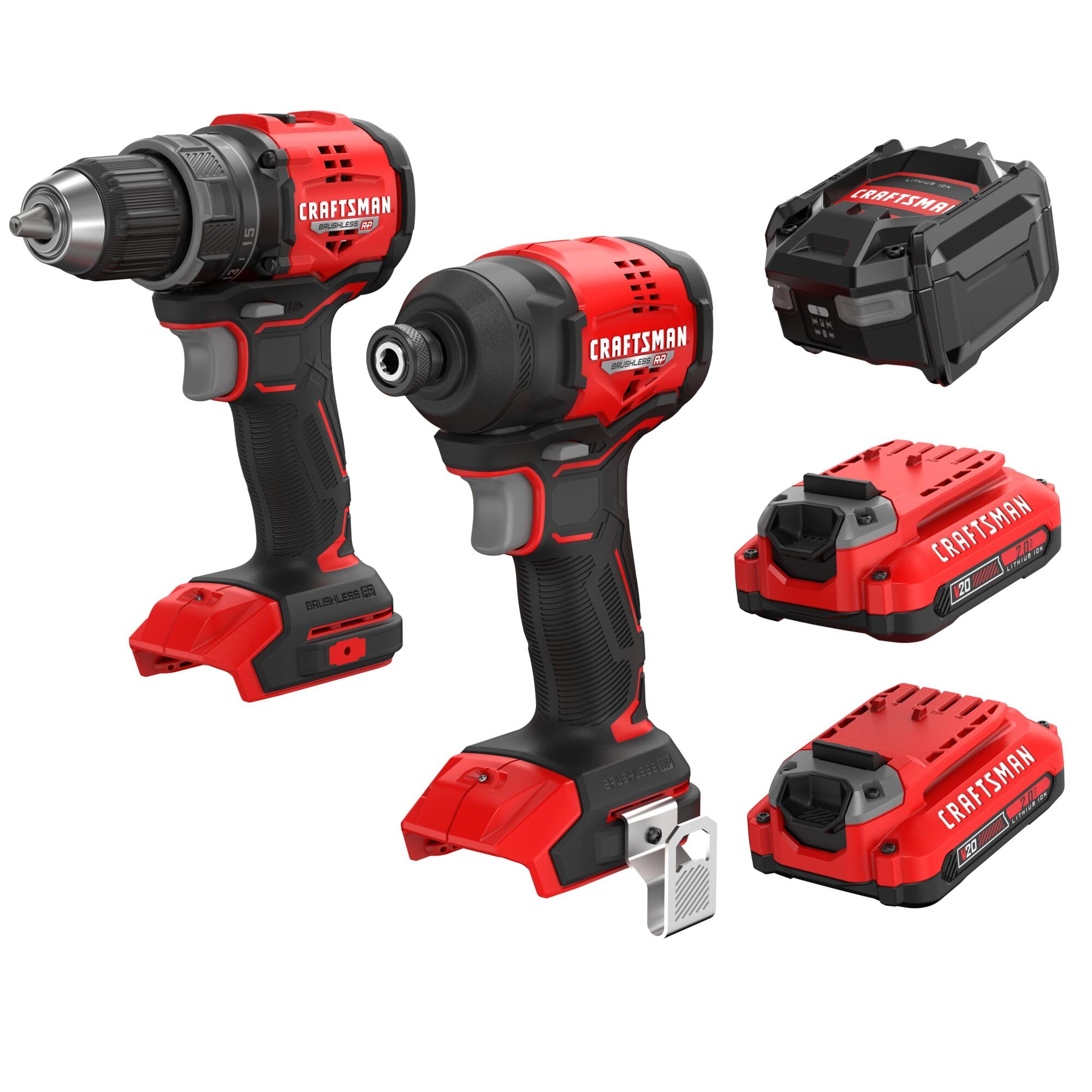 CRAFTSMAN V20 Brushless Compact 2-Tool Combo Kit