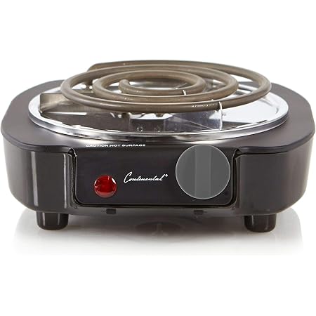 Amazon.com: Continental Electric CE23309 - Quemador individual, tamaño  negro : Todo lo demás