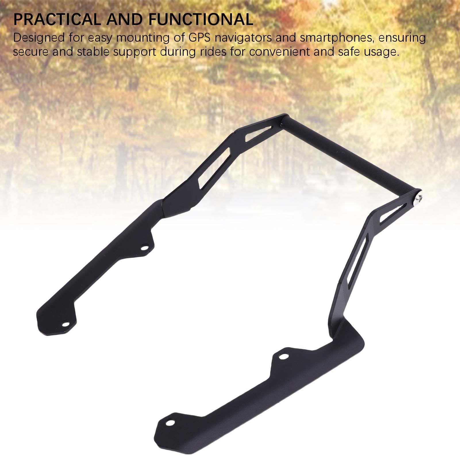 Fockety Support de Fixation pour Barre de Navigation GPS pour Moto SR GT 200 2022-2025, Extension de 12 mm à 22 mm, Support de téléphone Portable pour Barre transversale