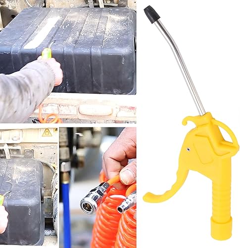 Miniatura 2 de Aspirador de aire neumático, limpieza de polvo, soplador de aire, pistola de boquilla de alta presión, potente limpiador de flujo de aire,