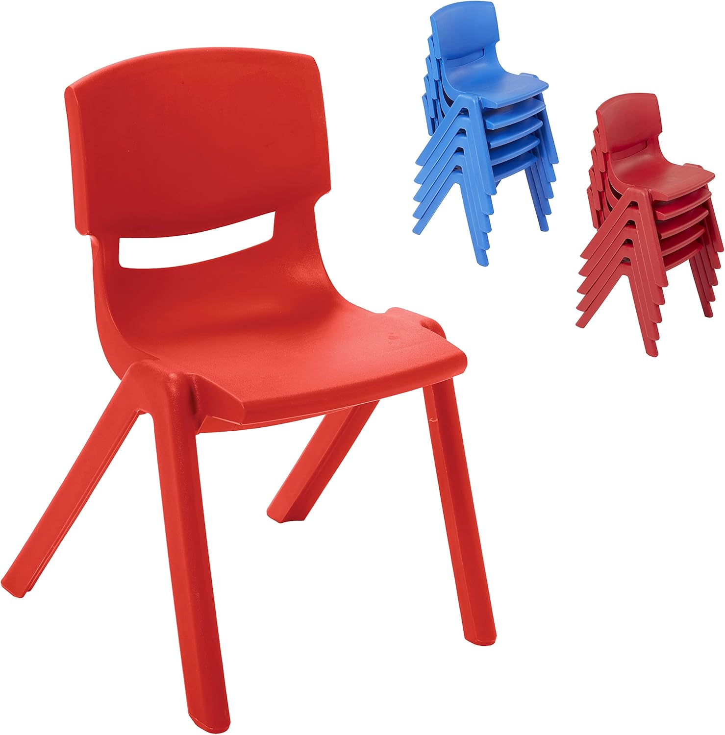 Buy Ecr4kids 10 Inch Plastic Stackable Classroom Chairs