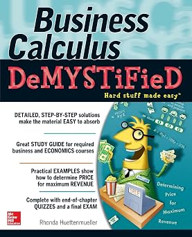 Business Calculus Demystified