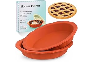 9-Inch Silicone Pie Pan with Corrugated Edge