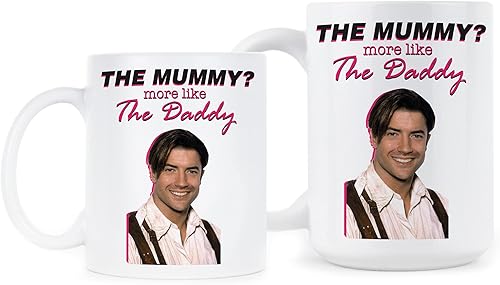 Miniatura 2 de We Got Good Taza de café Brendan Fraser con texto en inglés The Mummy More Like the Daddy