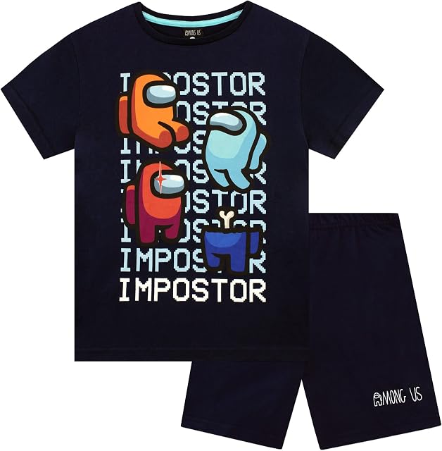 Among Us Boys Short Pyjamas Nightwear for Kids