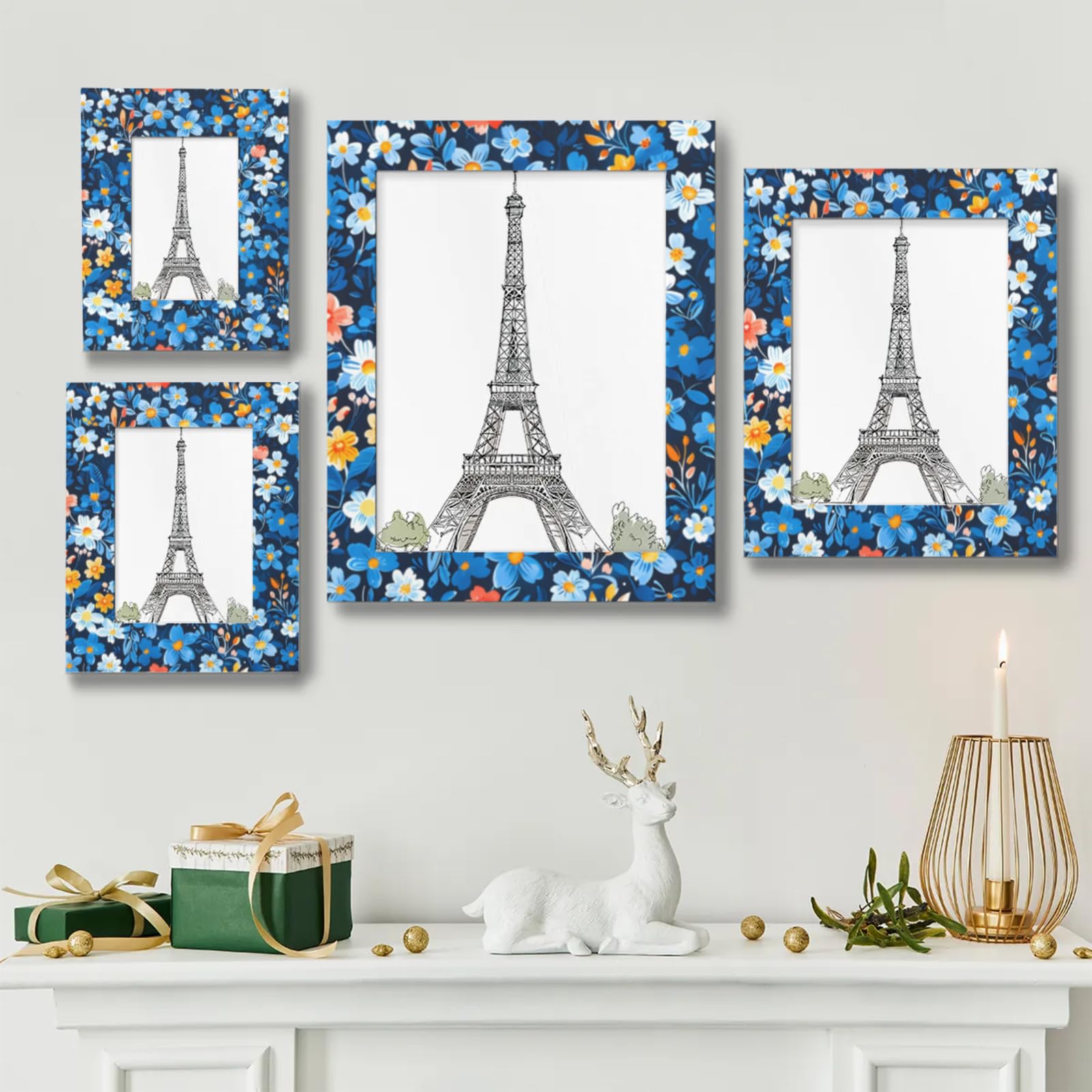 Amazon.com - LANYANYQ 5x7 Picture Frame, Blue Yellow Daisy Flower