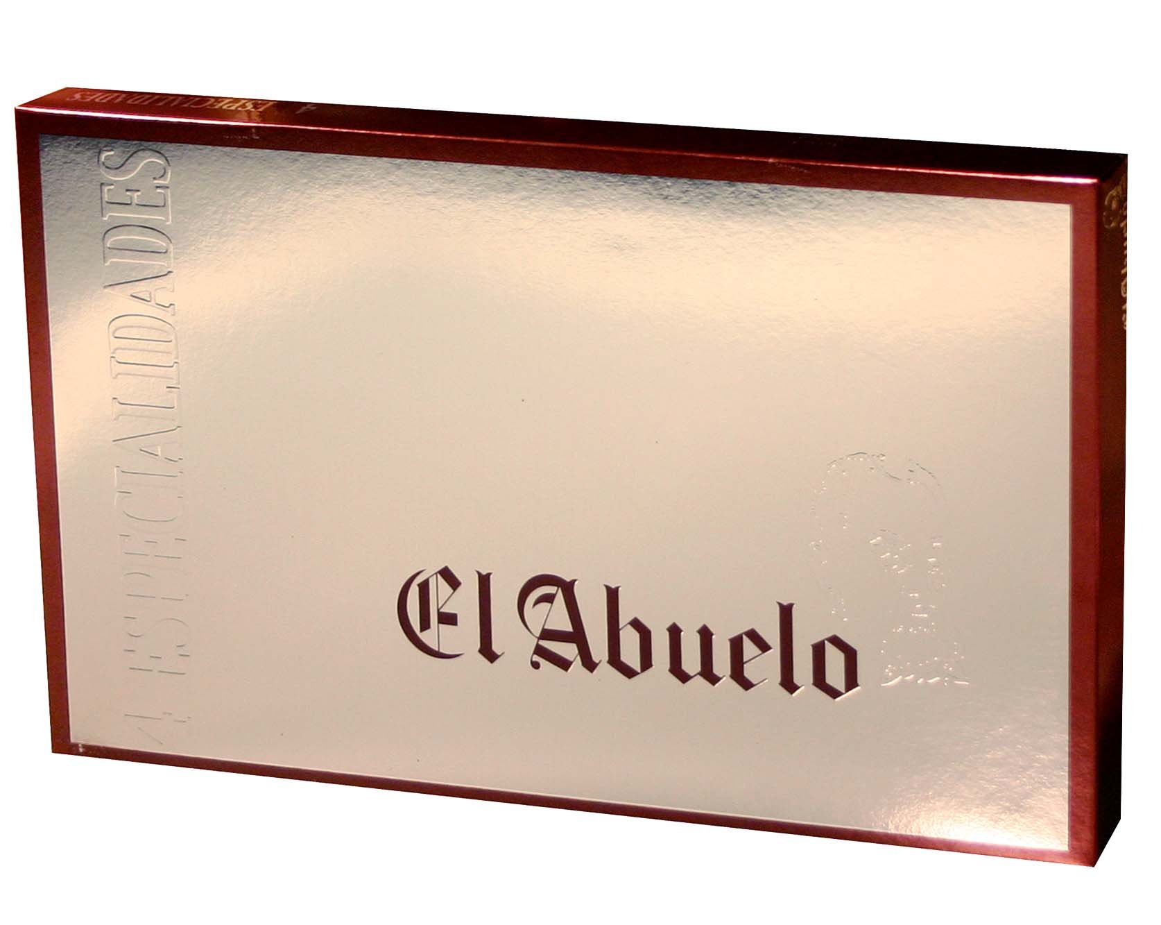 Lote de Turrones artesanos “Cuatro Especialidades”, El Abuelo. 1,2 KG - Pack de Turrón (4 x 300 G) - Formado por: Turrón de Jijona blando (Denominación de Origen), Turrón de Alicante duro (Denominación de Origen), Turrón de Yema Tostada, Turrón de Chocola