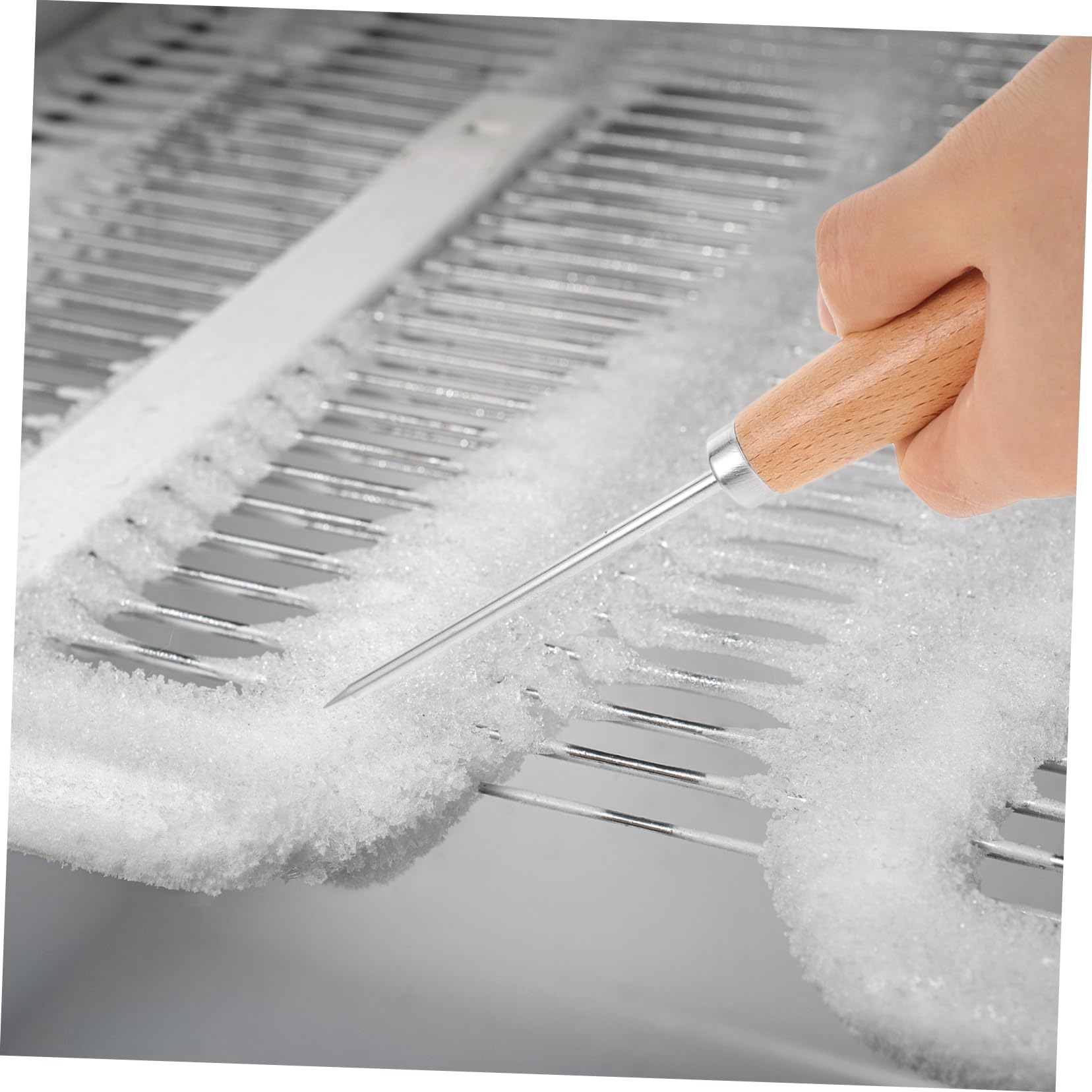 OUNONA 3sets Stainless Steel Ice Removers with Handle Practical Ice Crushers Cocktails and Beverages for Home and Bartending Use 2pcs*3