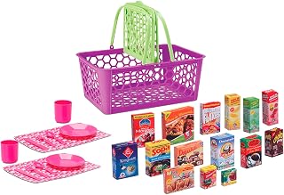 Cesta Mini Mercado Cardoso Lilás/Verde