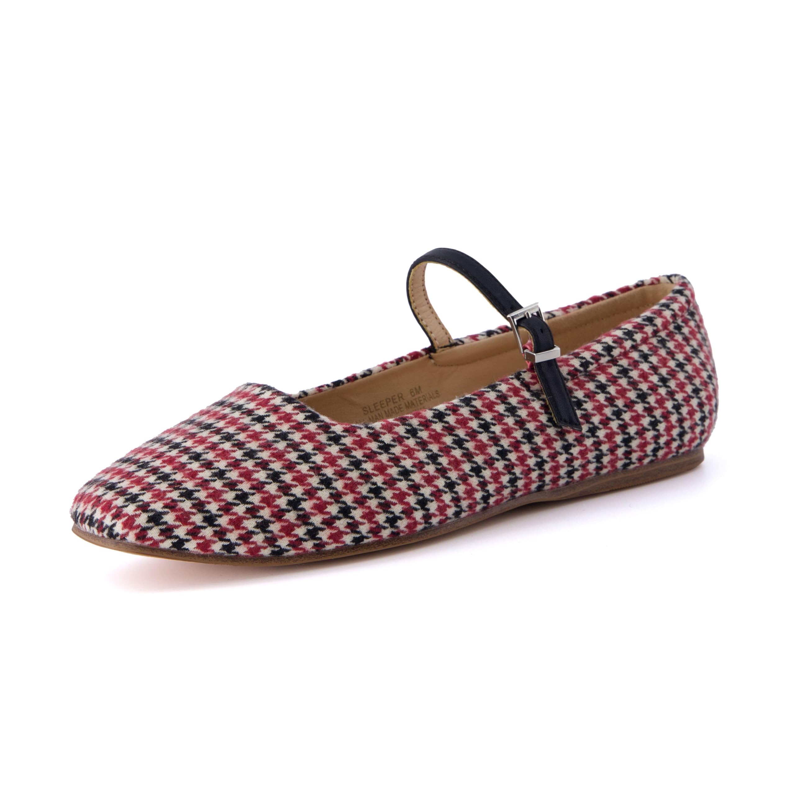 CUSHIONAIRE Women's Sleeper Mary Jane Flat with +Memory Foam and Wide Widths Available