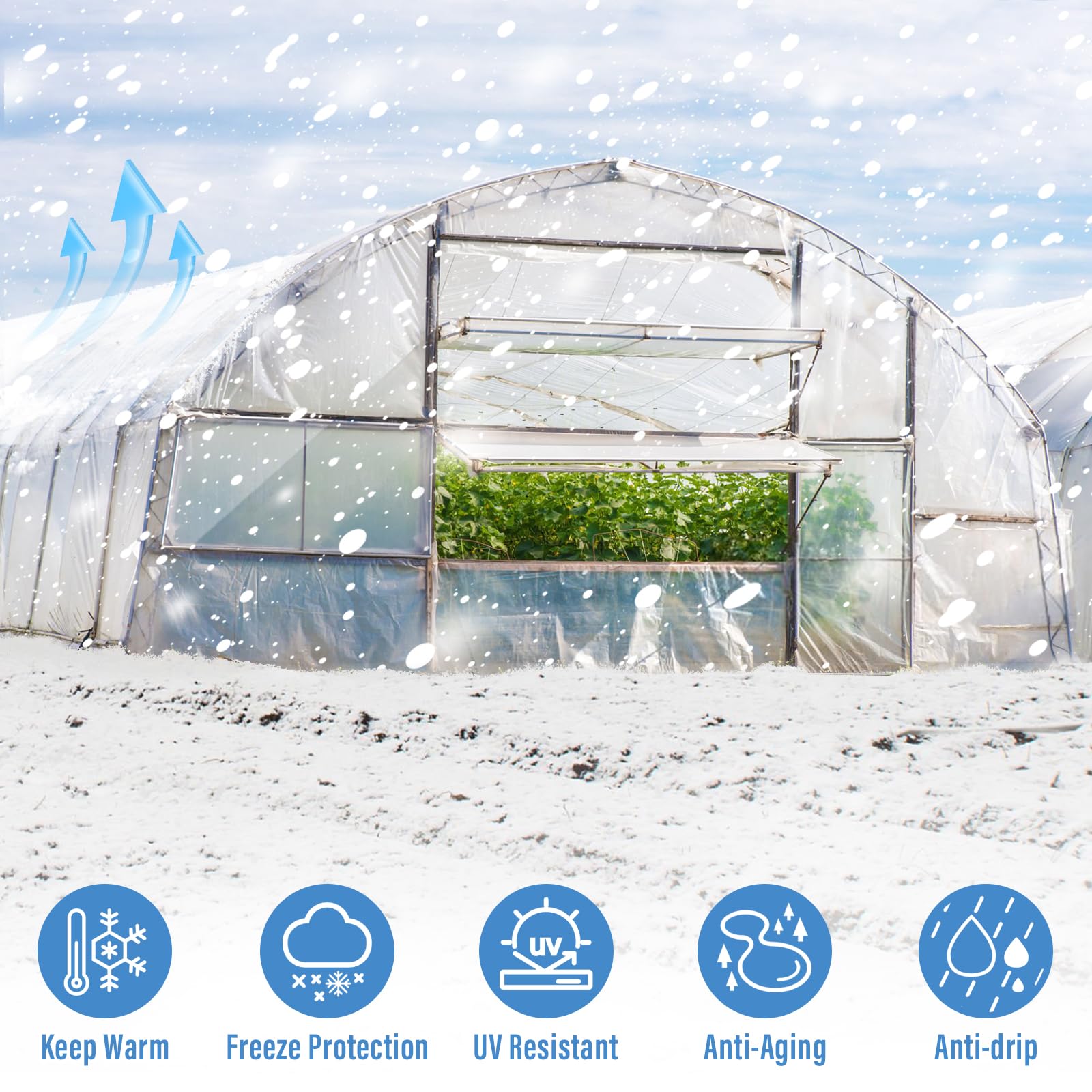 AgGuardPro® Frost Protection Fabric – 10' X 500' Plant & Crop