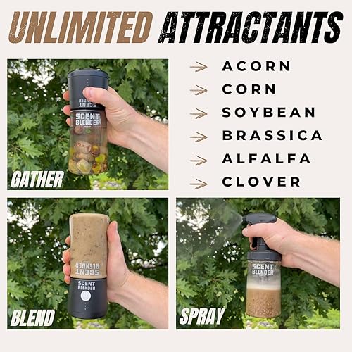 Miniatura 4 de Espray para cubierta de caza de ciervos, osos, alces y atrapadores - Crea tus propios aromas de cubierta - Accesorios esenciales de caza