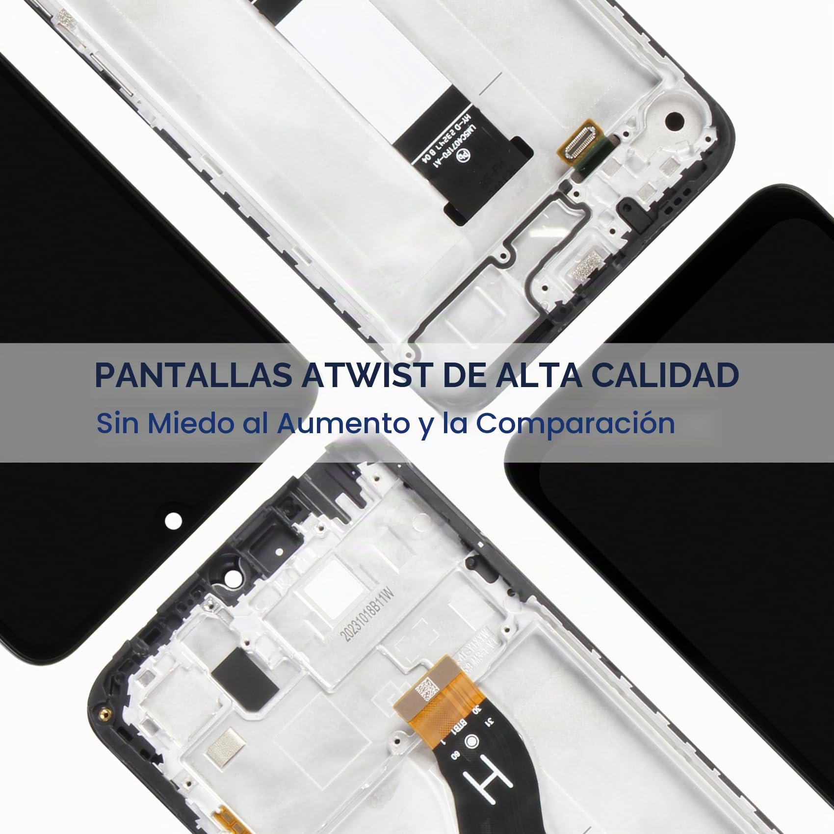 Pantalla para Xiaomi Redmi 13C LCD Display - para Redmi 13C LCD Touch Screen Digitalizador para Redmi 13C 6.74" Pantalla de repuesto 23100RN82L 23106RN0DA 23108RN04Y Cristal Montaje con Marco