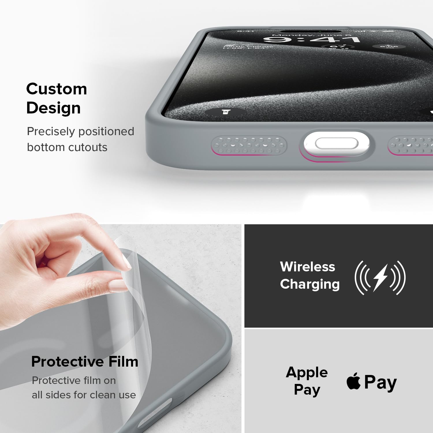 ExpressB® for iPhone 17 Pro Max Back Cover Matte Finish Strong
