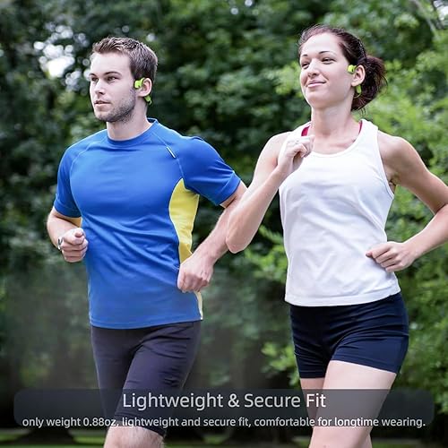 Miniatura 9 de YouthWhisper Auriculares de Conducción Ósea Bluetooth Inalámbricos de Oreja Abierta Conexión Multipunto Impermeables Auriculares Deportivos para
