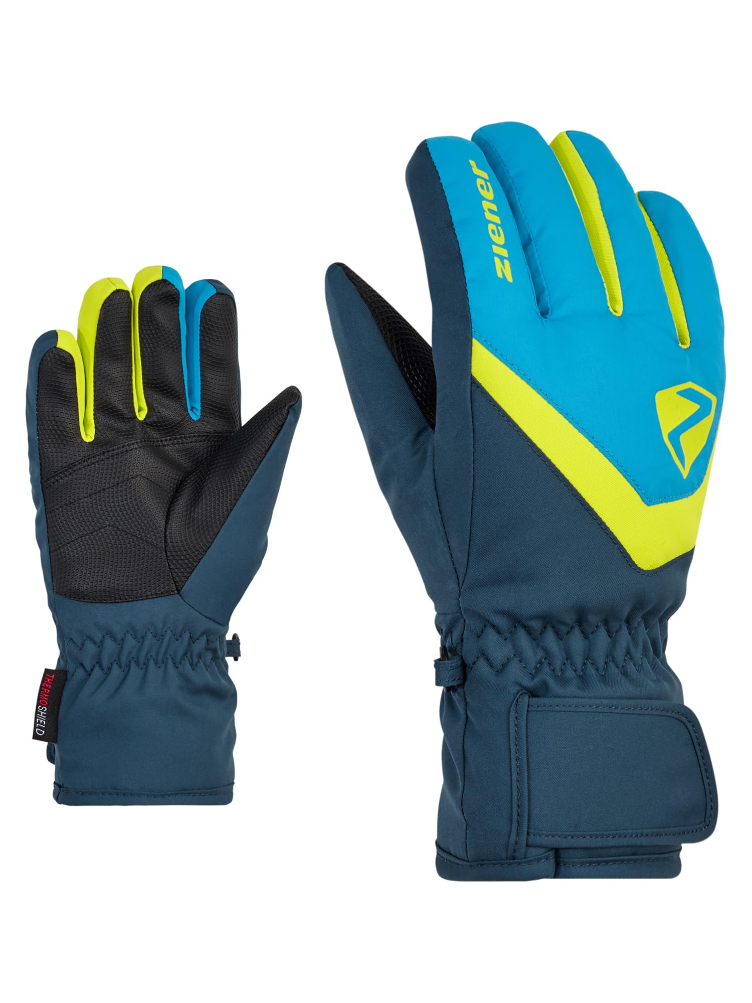 Ziener Boys Loriko Ski Gloves/Winter Sports | Waterproof, Breathable, Hale Navy, 5