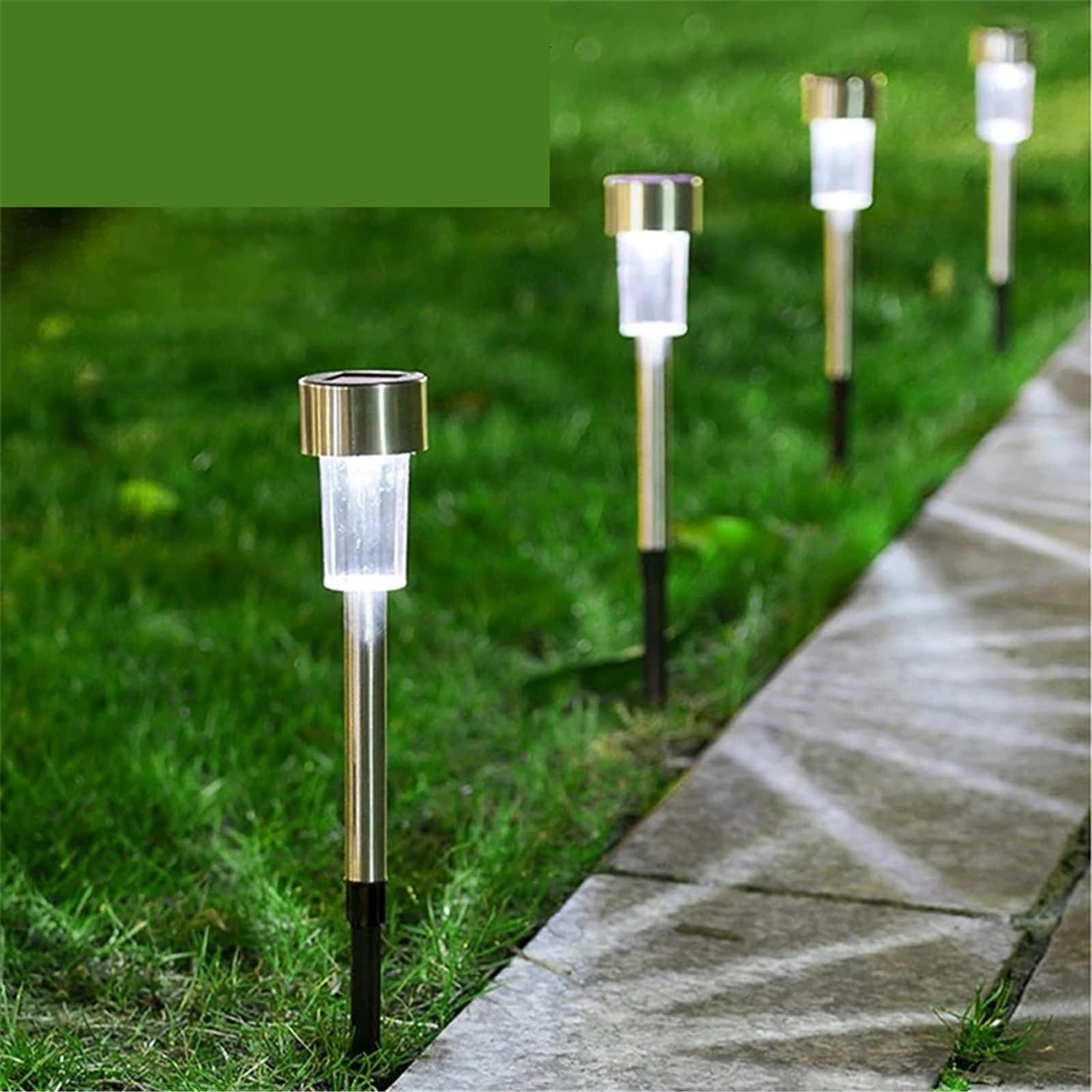 Luces solares para exteriores e iluminación de paisaje para decoración de césped 7