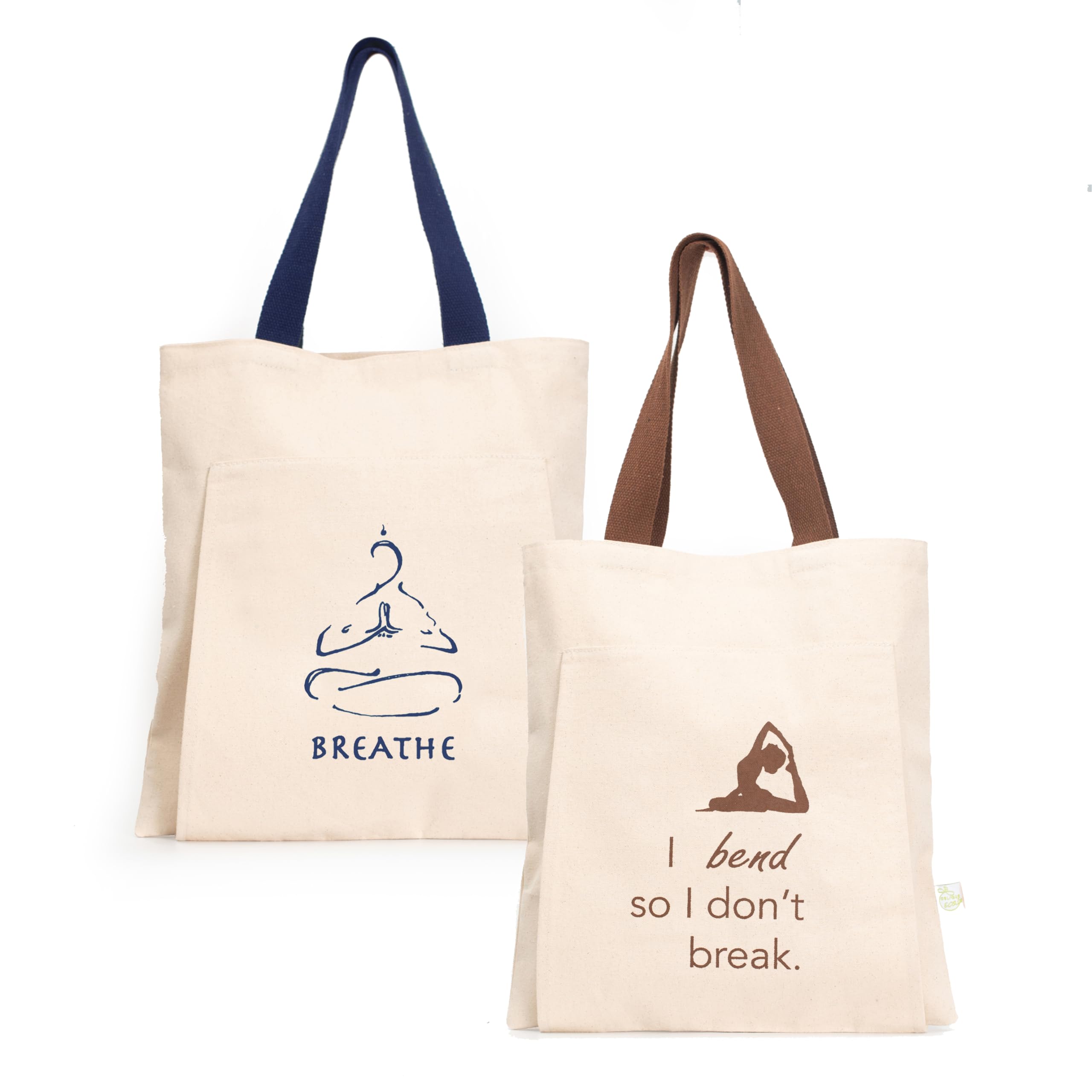 OBLIQUE Yoga Mat Bag Cotton Carry Bag, Stylish Breathable and Easy to Carry Yoga Bag Strap & Drawstring for Yoga Mat - Pack of 2 (B0D6YQS3GX) Amazon Price History, Amazon Price Tracker