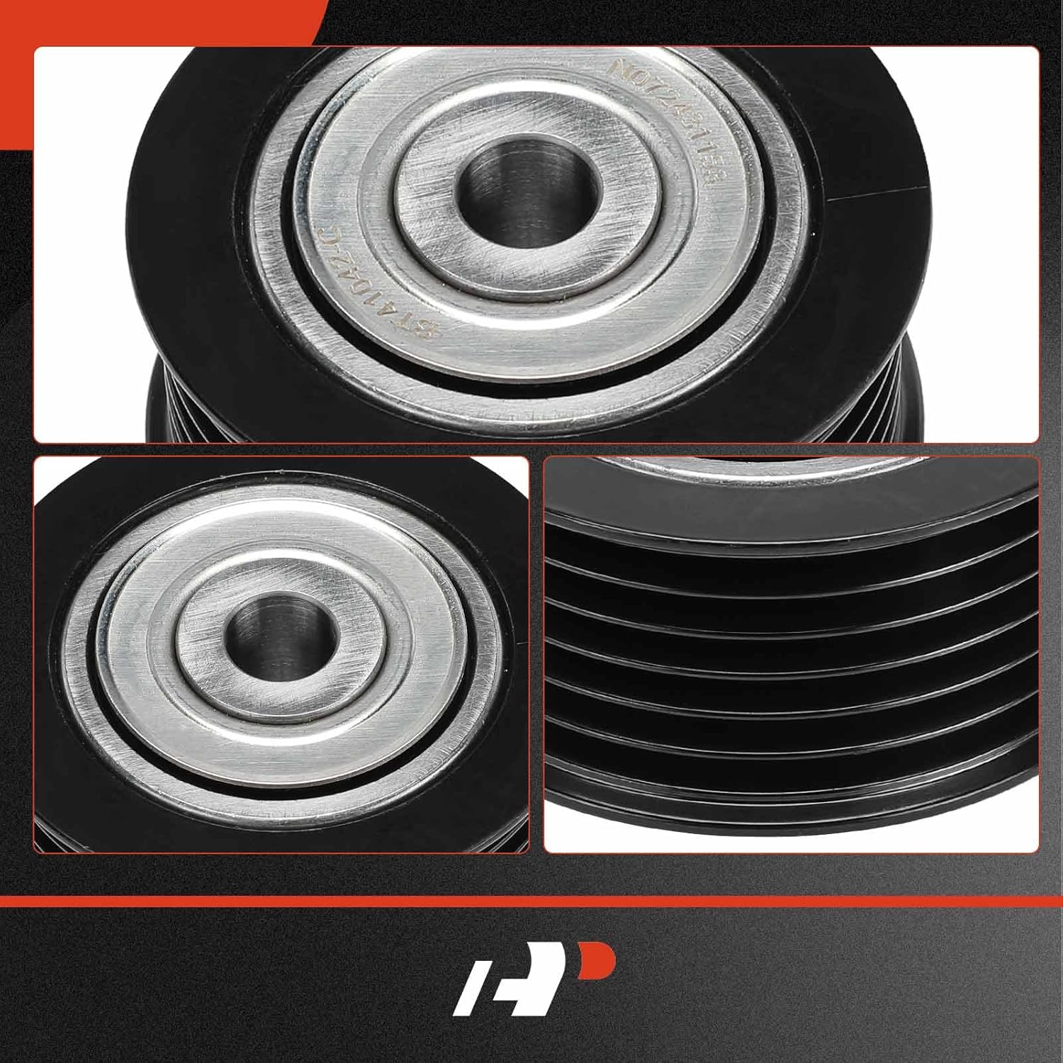 A-Premium Belt Idler Pulley Compatible with Mitsubishi Outlander 2014-2020, Outlander Sport 2012-2022, RVR 2013-2017, 2.0L 2.4L