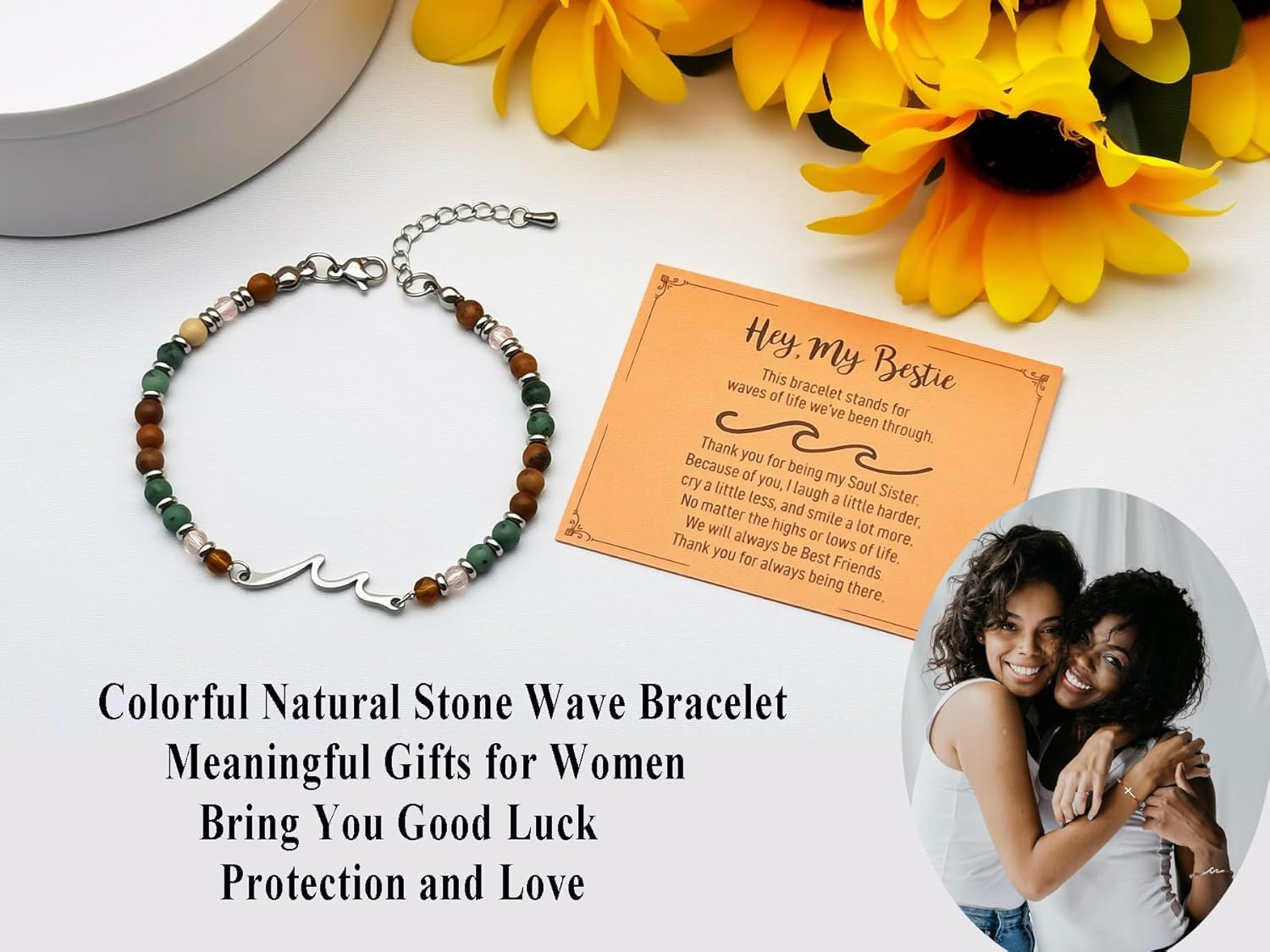 Dczosily Cross Bracelet for Women, Christian Gifts for Women,Confirmation Baptism Easter Gifts,Friendship Bracelets,Best Friend Birthday Gifts for Women, Unique Christmas Gifts for Friends - Image 4