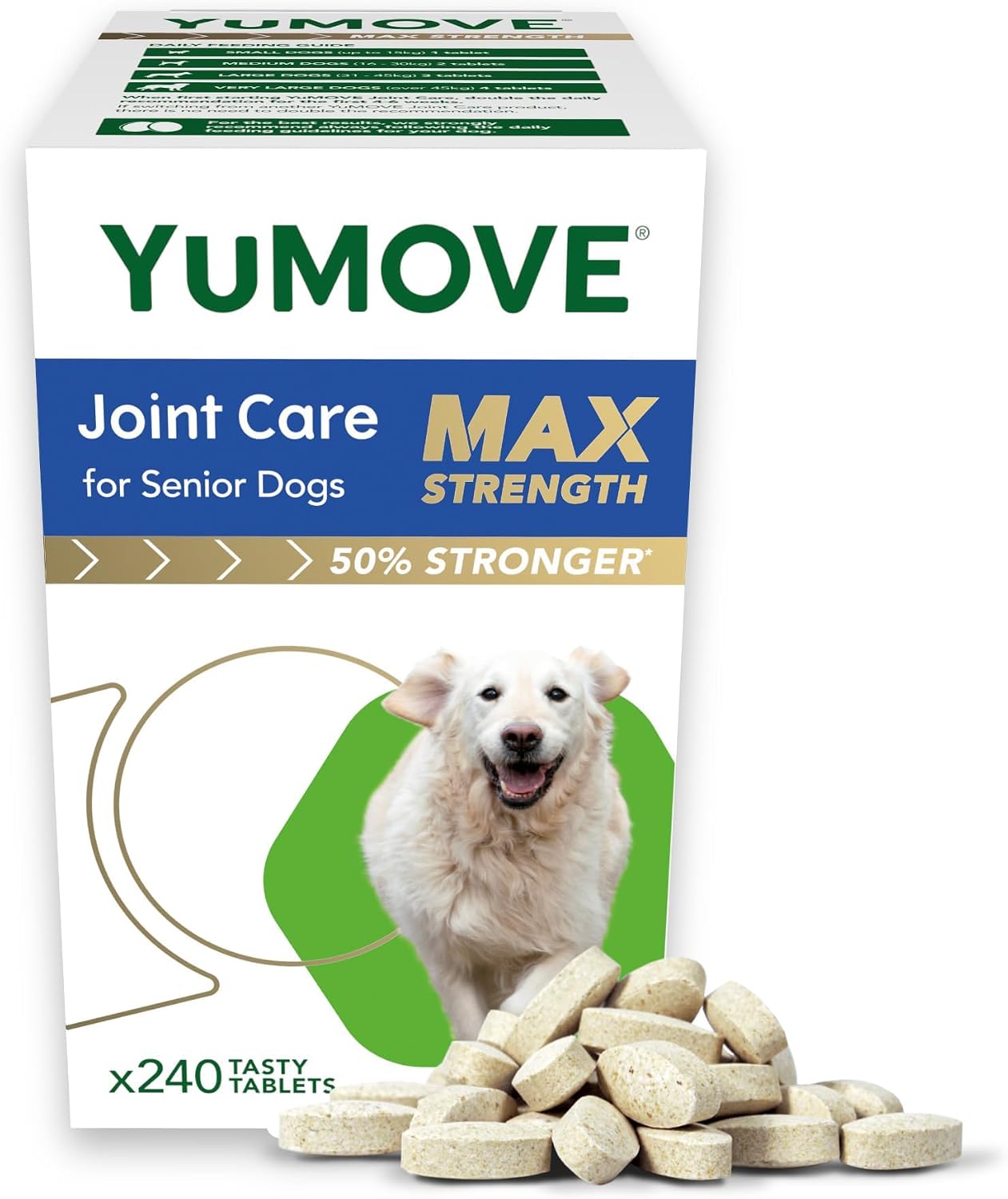 Curated visual reference: Visual Reference: Yumove Senior Joint Care Plus Max Strength