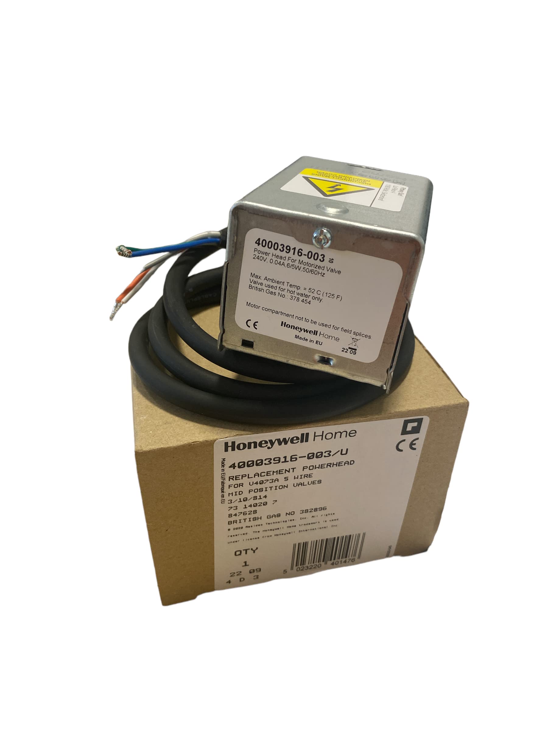 Honeywell 40003916-003 Replacement Head for V4073A 3 Port Valves - Genuine Part