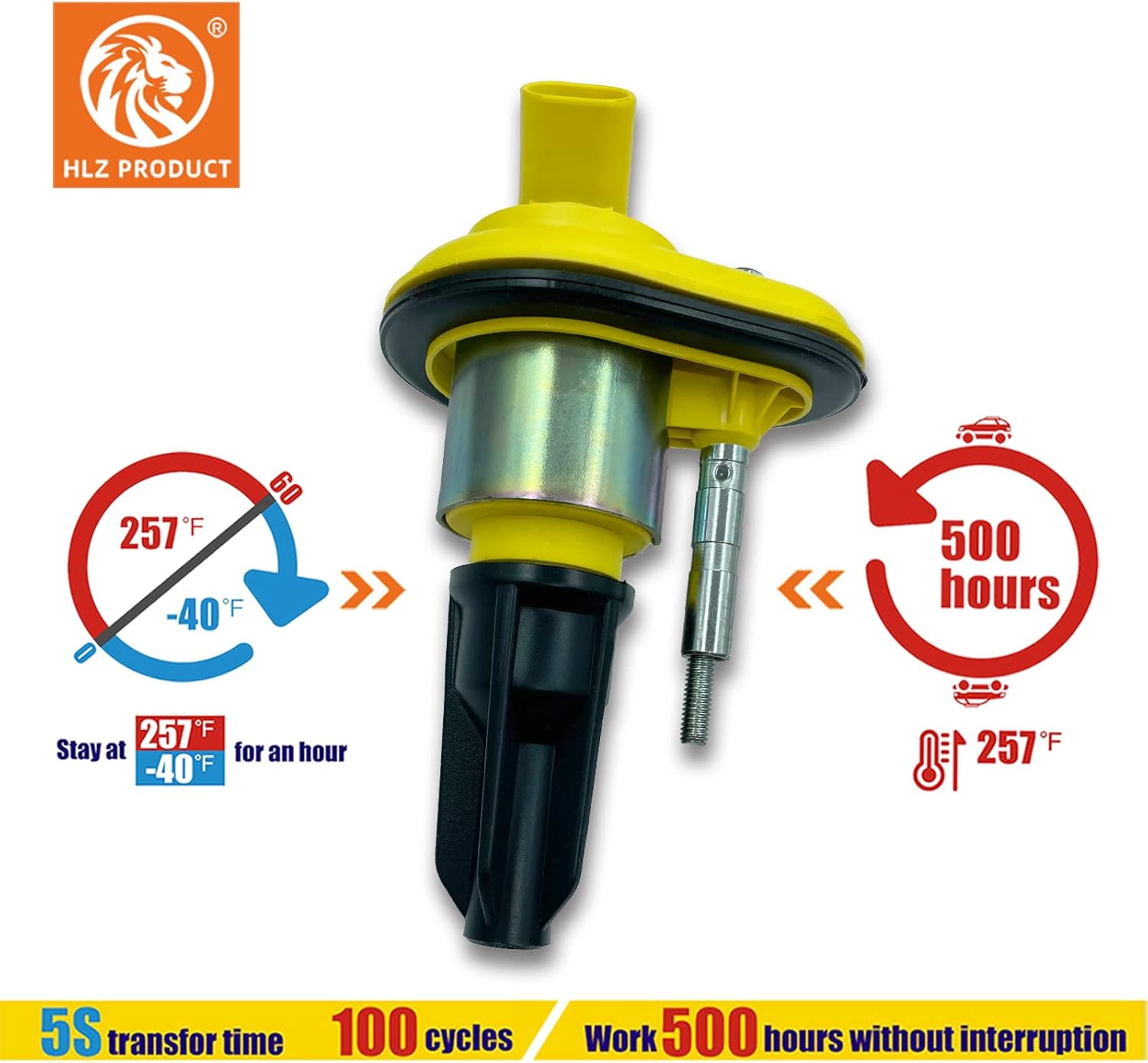 HIGH PERFORMANCE IGNITION COIL 12568062 UF303 UF-303 C1395 SET OF 6 COMPATIBLE WITH Buick Rainier Chevrolet Trailblazer GMC Envoy SUZUKI Ascender Oldsmobile Bravada Saab 9-7X 4.2L L6