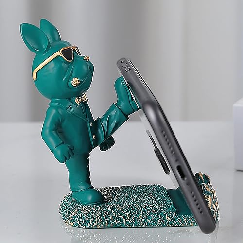 Miniatura 2 de Soporte de teléfono creativo con diseño de animales Bulldog para teléfono celular, lindo perro, divertido soporte para teléfono inteligente para