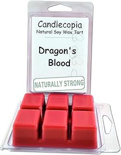 Candlecopia Dragon's Blood 6.4 oz Scented Wax Melts - A potent and earthy fragrance infused with cedarwood, orange and pat...