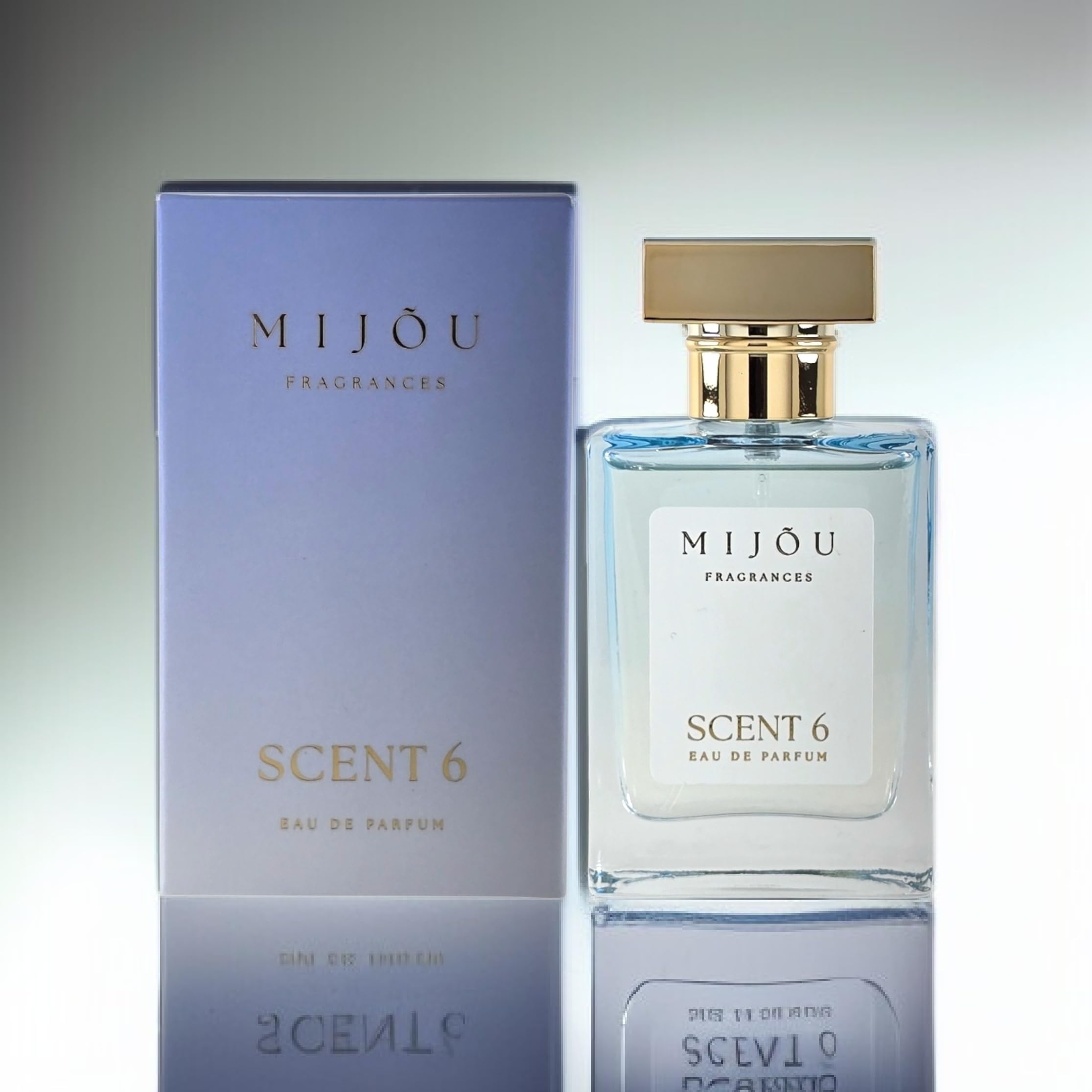 MIJÕU Scent 6 Eau de Parfum (50ml) – Tonificante profumo unisex con limone, menta e basilico – Profumo fresco di nicchia aromatico-citrica, ideale per l'estate