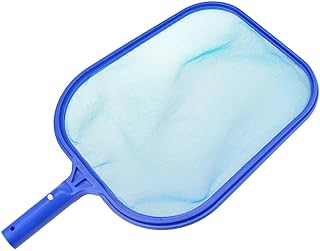 Pool Skimmer Net Swimming Pool Leaf Skimmer Net, Swimming Pool Net Fine Mesh Net & Lightweight for Fast Cleaning of The Finest Debris - Clean Spas & Ponds (Not Included Telescopic Pole)