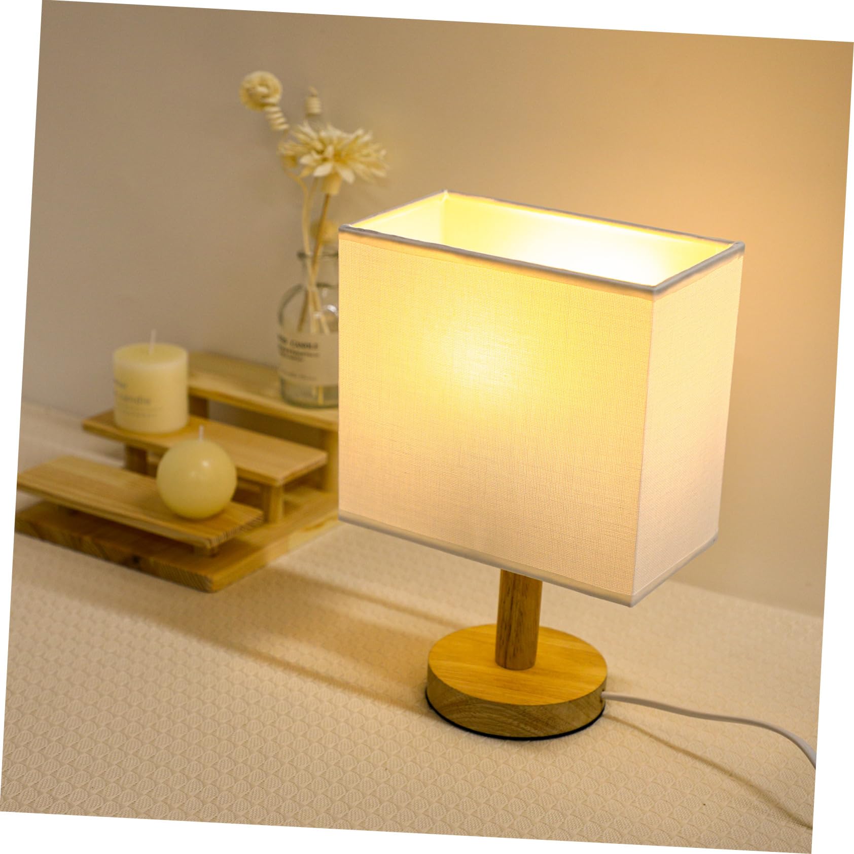 TOYANDONA Vintage Lampenschirm Für Tisch Und Stehlampen Abnehmbar Leicht Und Installieren Für Schlafzimmer Und Wohnzimmer