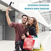 Vista 7 de Mini trípode para cámara web y teléfono, soporte de cámara web extensible de metal de 4 a 9 pulgadas con soporte para teléfono, trípode de mesa