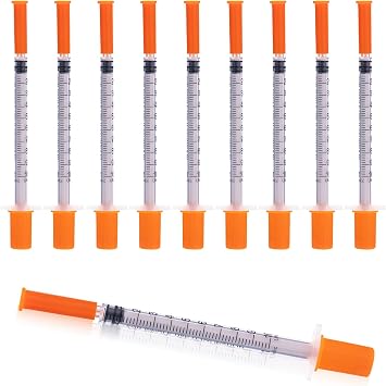 20 Pcs 1cc with 30Ga 1/2 Inch , Independent Packing 20 Pack