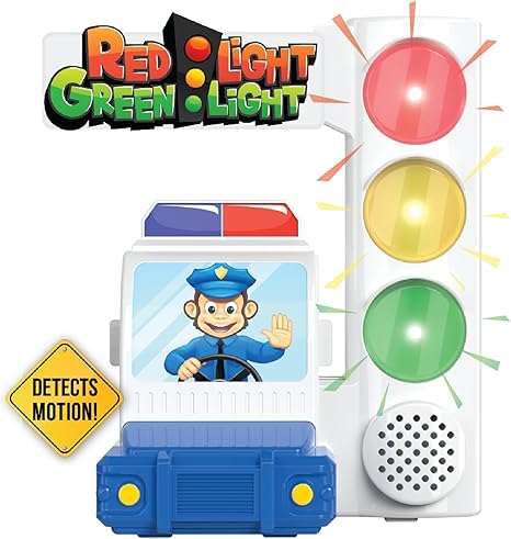 Move2Play, Red Light Green Light Game with Motion Sensing | Family Fun & Birthday Party Games | Gift for Kids, Preschool, & Toddlers Ages 2, 3, 4, 5, 6, 7+ Year Olds | Travel, Indoor, Outdoor