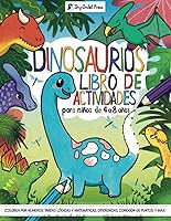 Vista 1 de Dinousaurios Libro de Actividades para niños de 4 a 8 años Divertidos juegos y rompecabezas Laberintos, reconocimiento de formas, tareas lógicas