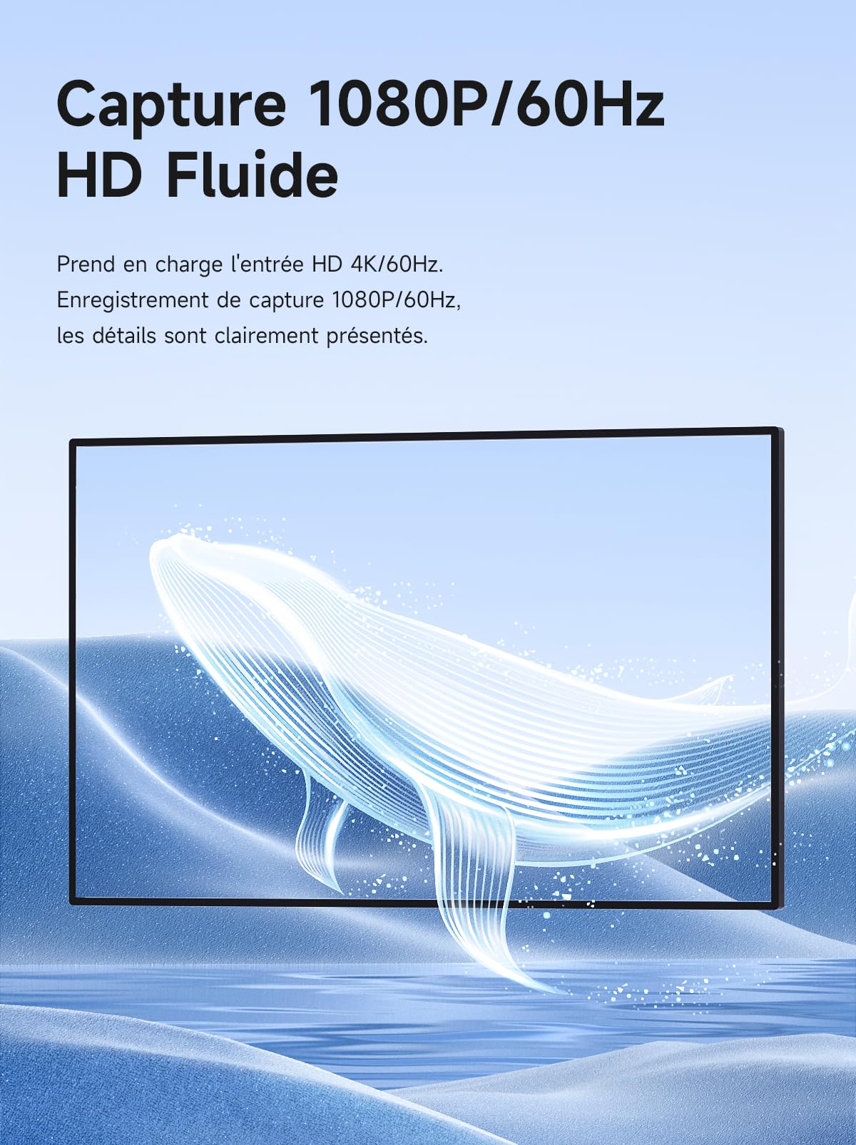 Hagibis Carte de Capture vidéo USB 3.0 avec 100 W PD, câble HDMI vers USB A/USB C 1080p @ 60 fps YUY2 MJPEG MS2130 pour Quest 3 VR Switch PS4/5 Diffusion en Direct, Jeux, Streaming, enregistreur