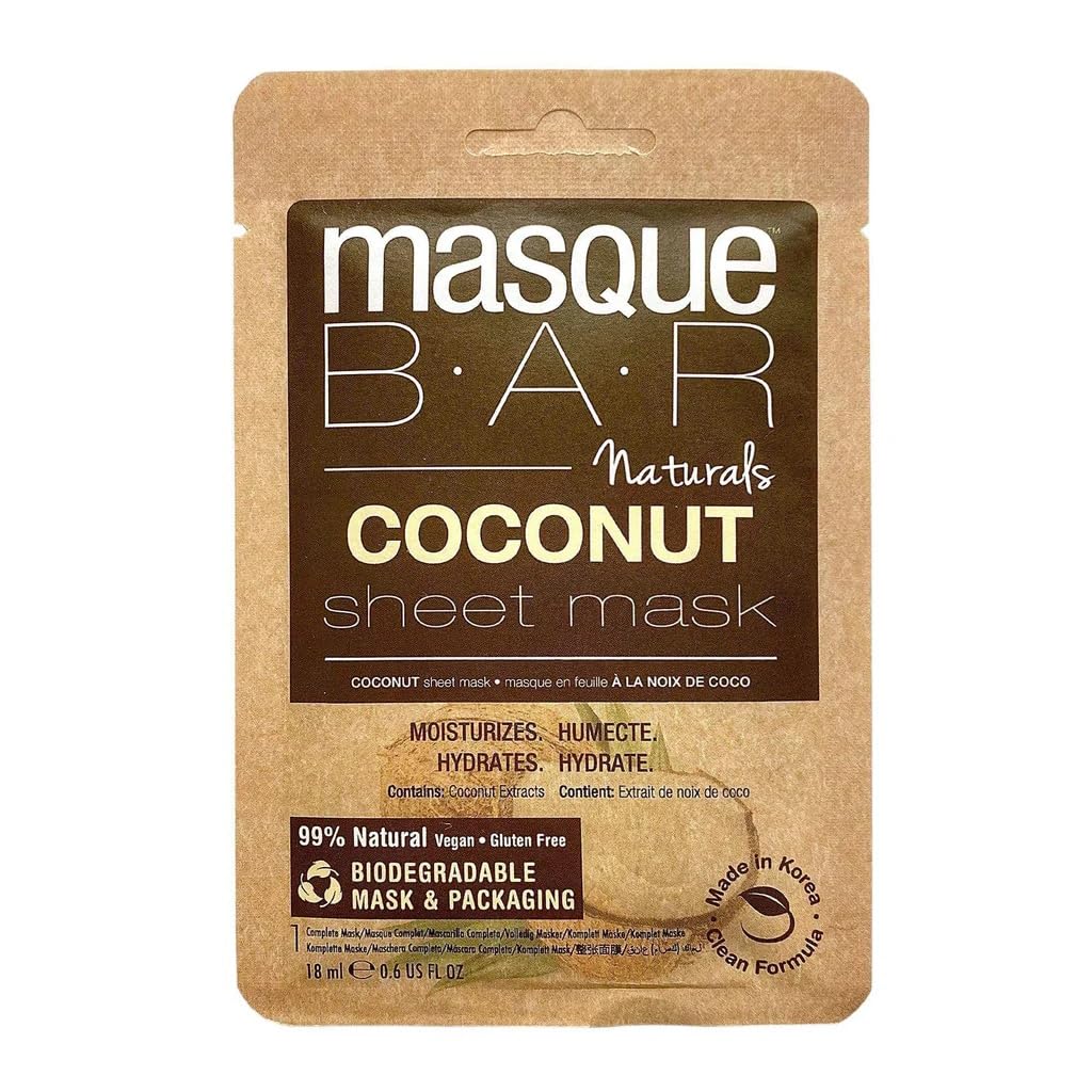 Masque Bar 00828 Naturals Coconut Sheet Mask 18 ml