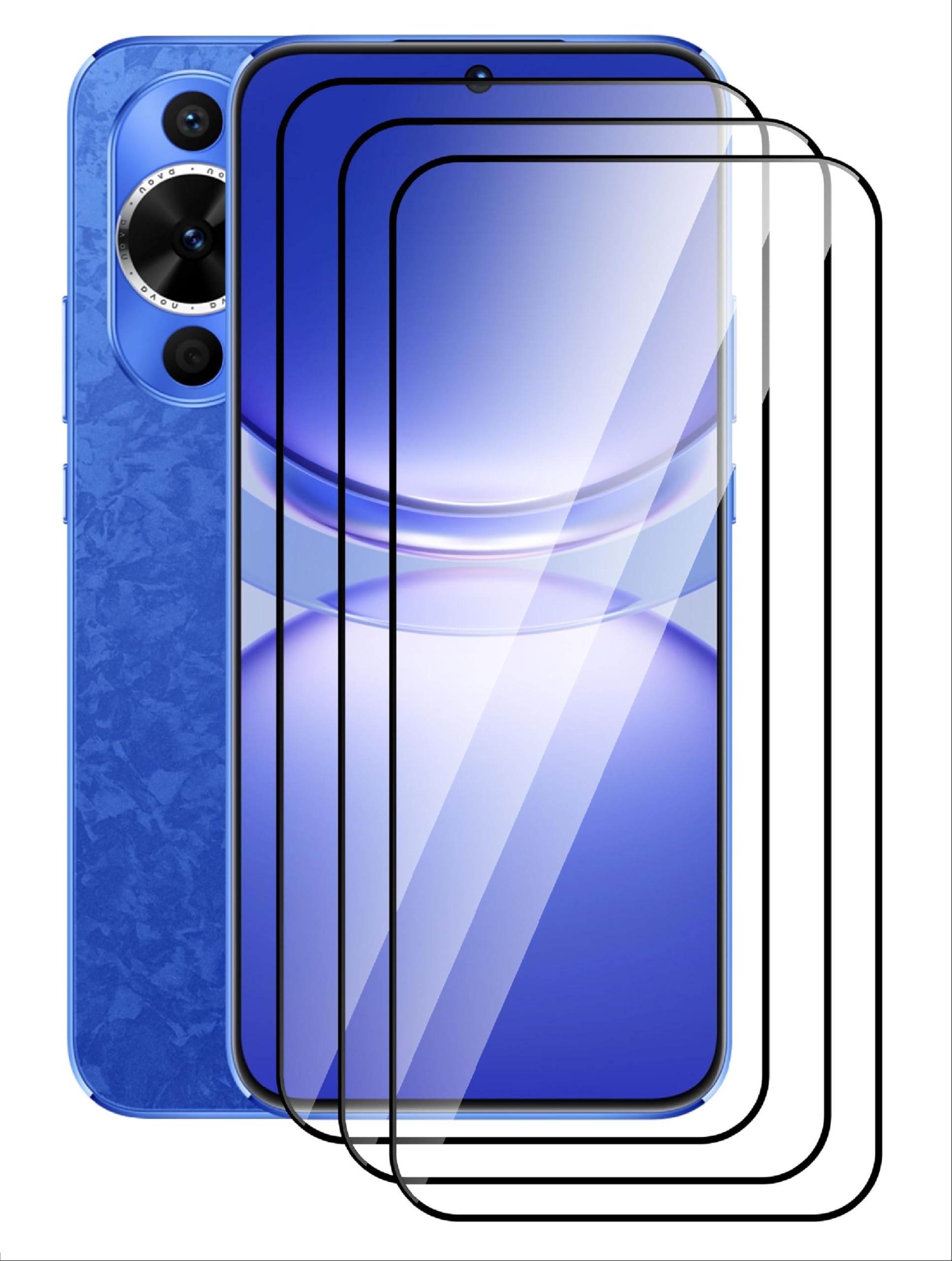 Funrae Verre Trempé Pour Huawei Nova 12i Avec Caméra Arrière Protecteur