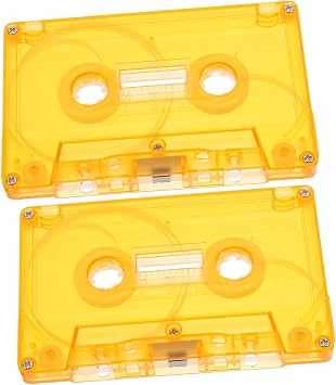 2pcs Clear Plastic Cassette Tape Storage Cases Vintage Audio Organizer for Blank Tapes Multiuse Music Storage Box for Effortless Access and Home Decoration