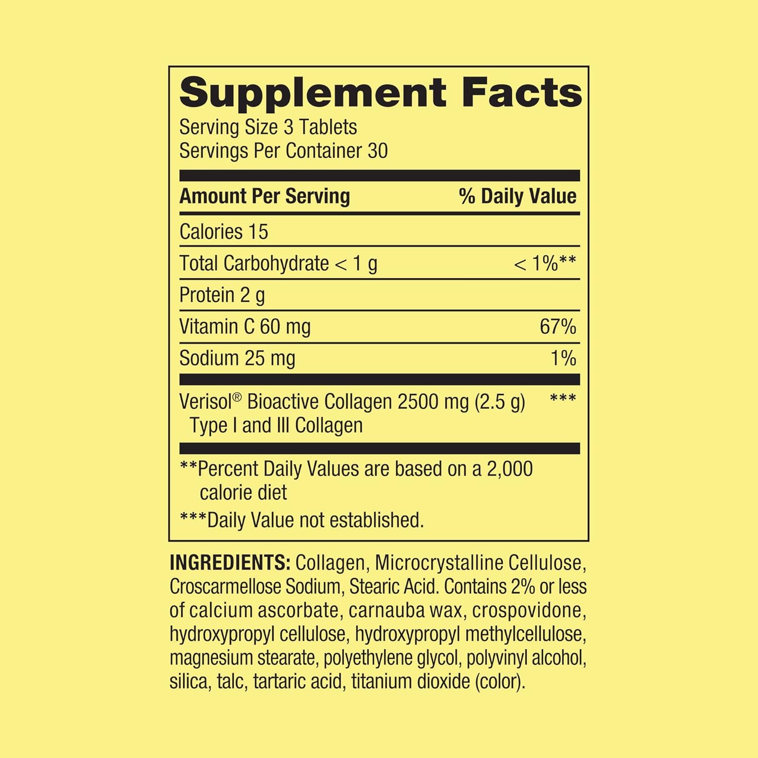 Spring Valley Collagen + C Tablets for Hair/Skin/Nail Health, 2,500 mg, 90 Count, Highly Absorbable, Collagen Plus Vitamin C Bundle with Luall's 45 Diabetes Decoded image 3 of 7 B0BW6XBHSJ