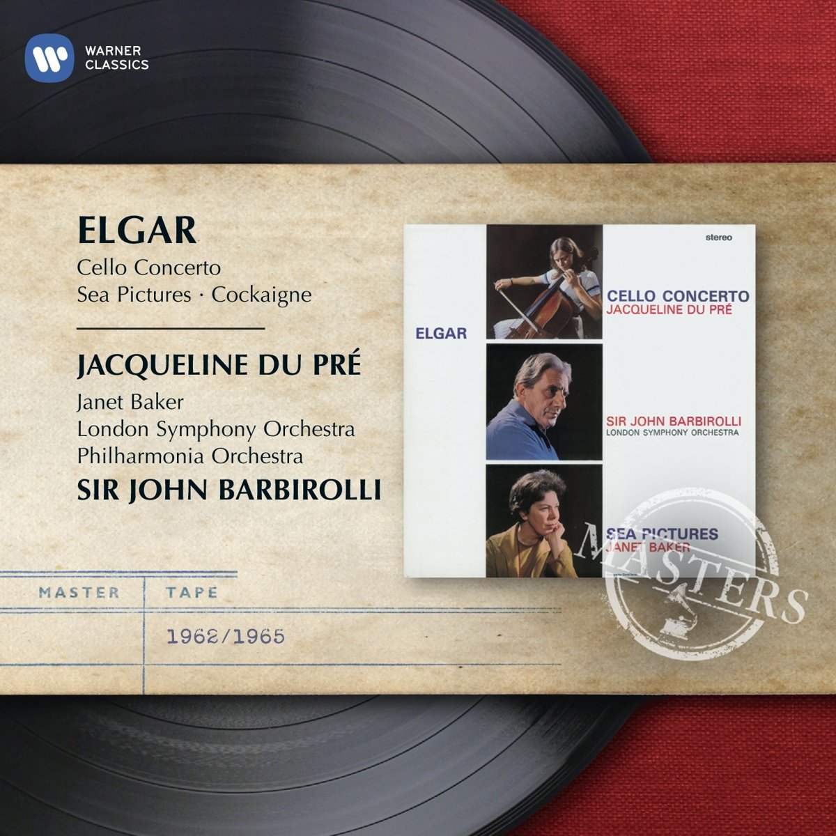 Elgar: Cello Concerto / Sea Pictures / Overture - Cockaigne [Audio CD] du Pre, Jacqueline/Baker, Janet/Barbirolli, John; Jacqueline Du Pre and Elgar