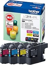 Brother Kogyo 【Brother Genuine】Ink Cartridge 4-Color Pack LC211-4PK Compatible Models: DCP-J968N, DCP-J767N, DCP-J567N, MFC-J887N, MFC-J737DN and others