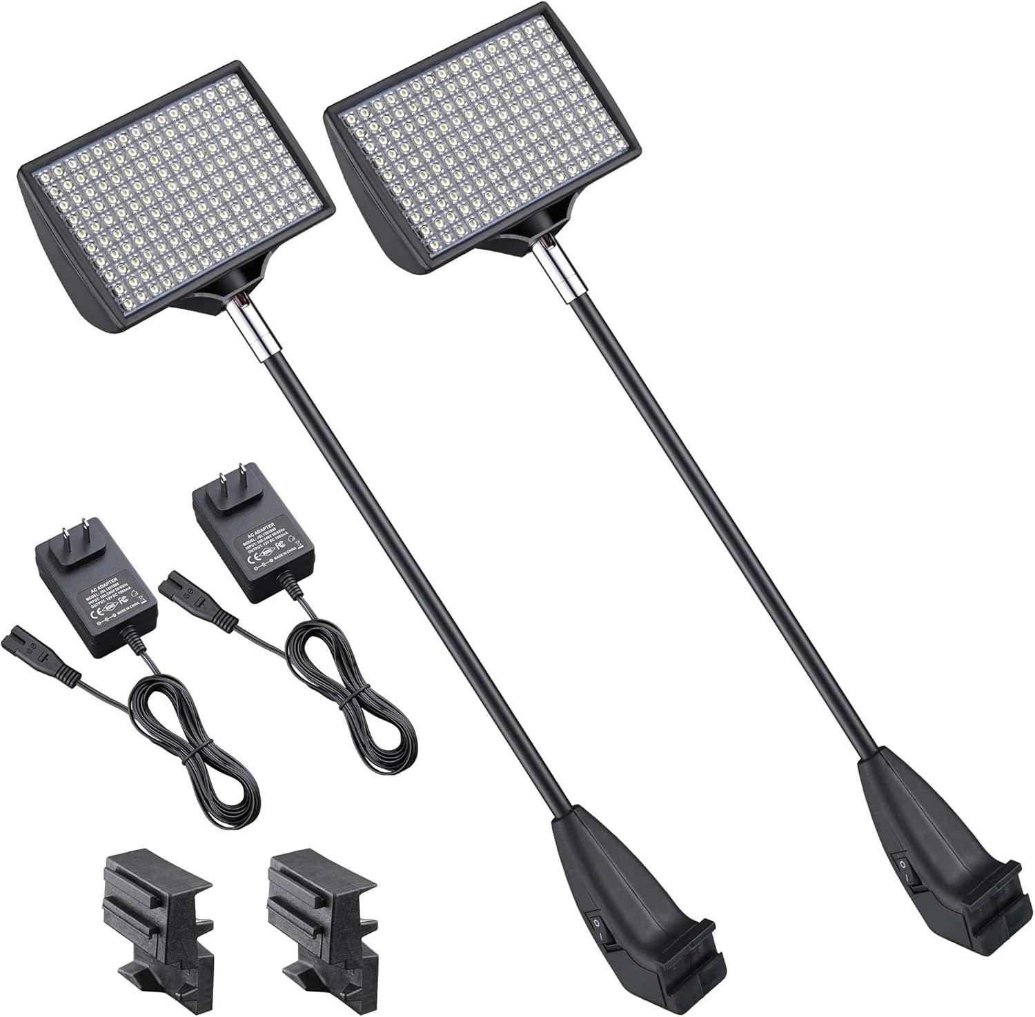 Yescom 12W LED Trade Show Light 6500K Popup Booth Exhibit Back Drop Lighting 2 Pack