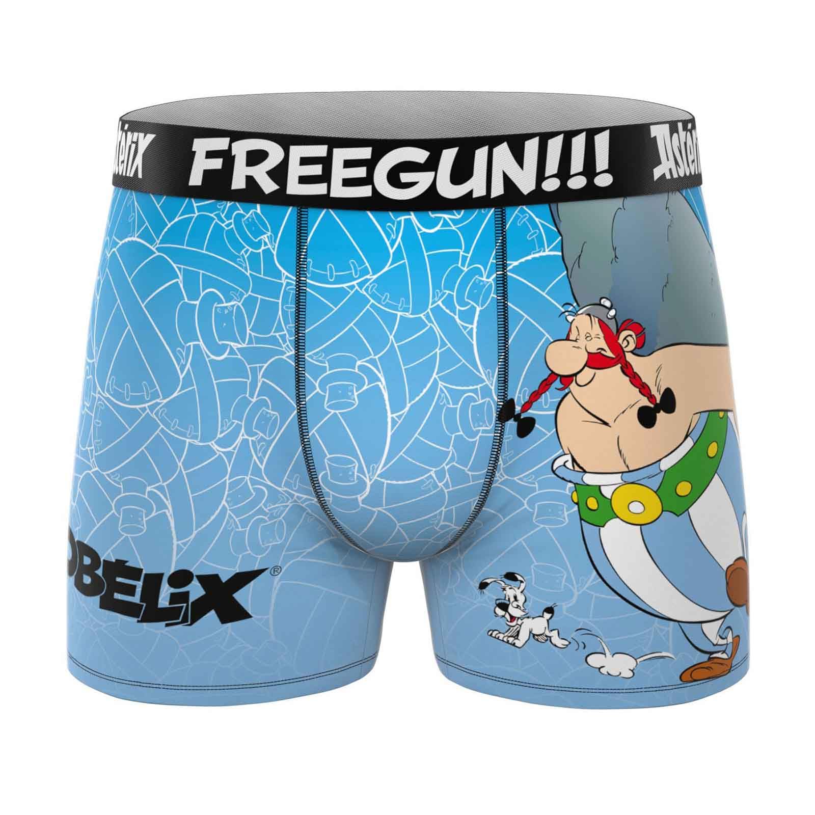 FREEGUN Asterix Men's Boxer Shorts, Obelix Ast3, XXL