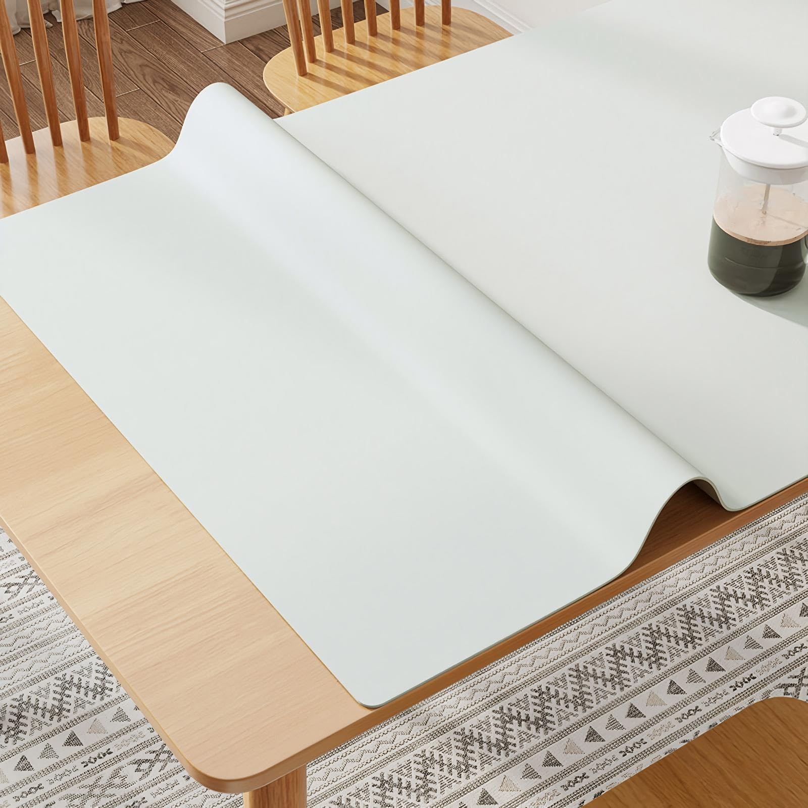 Alfombrilla Escritorio Silicona XXL, Tapete Protector Mesa y Ratón