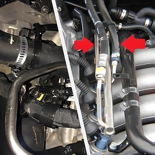 Vista 6 de Dianrui 25 abrazaderas de manguera de 1/4 a 1/2 pulgadas (0.236-0.472 in) de acero inoxidable 304 engranaje helicoidal 304 abrazaderas de manguera